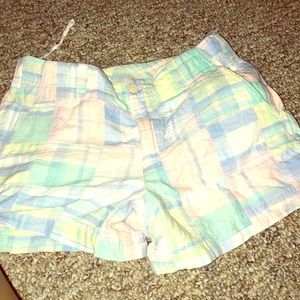 RALPH LAUREN PLAID SHORTS